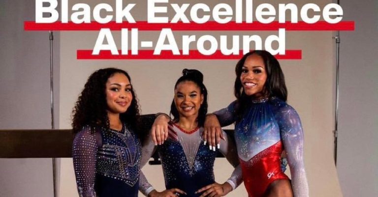 These Three Black Women Made History As The First To Sweep The Podium At The U.S. Gymnastics Championships