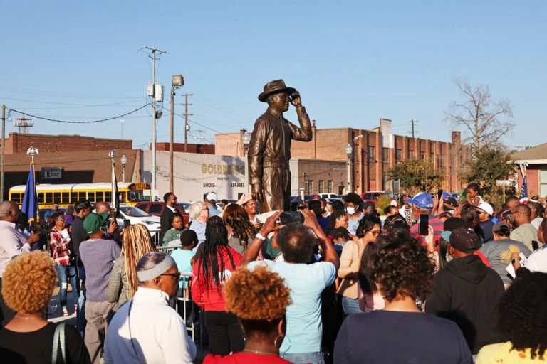 A Long Time Coming: Mississippi Unveiled an Emmett Till Statue In Greenwood’s Rail Spike Park