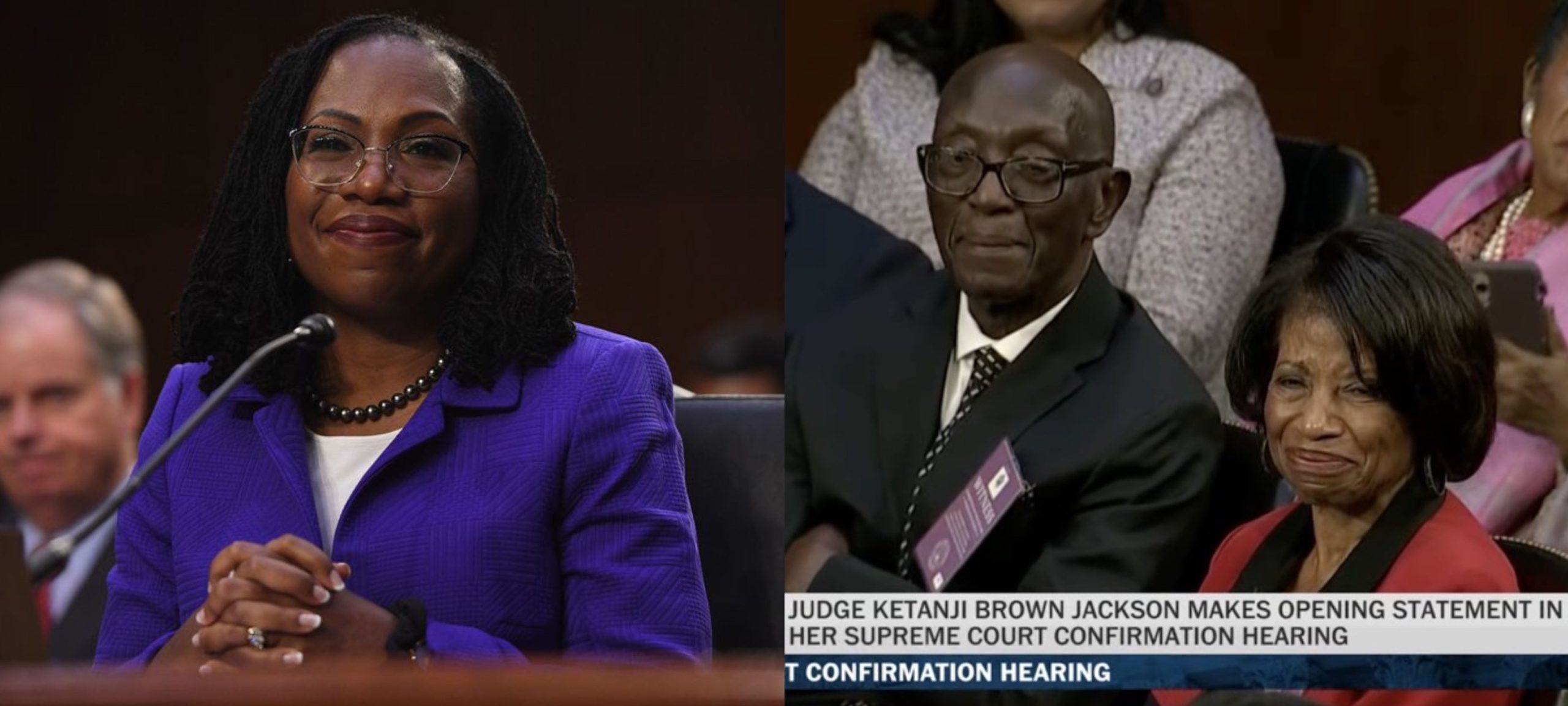 Judge Ketanji Brown Jackson’s Parents Beam With Pride During Her First Supreme Court Confirmation Hearing