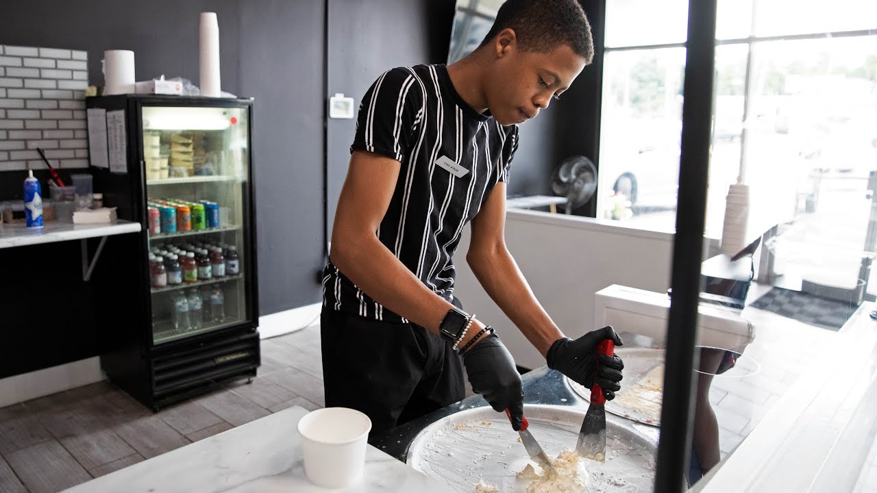 Nebraska Teen Opens Rolled Ice Cream Shop In North Omaha