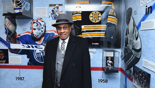 BEST NHL Boston Bruins Willie E. O'ree Jersey Retirement