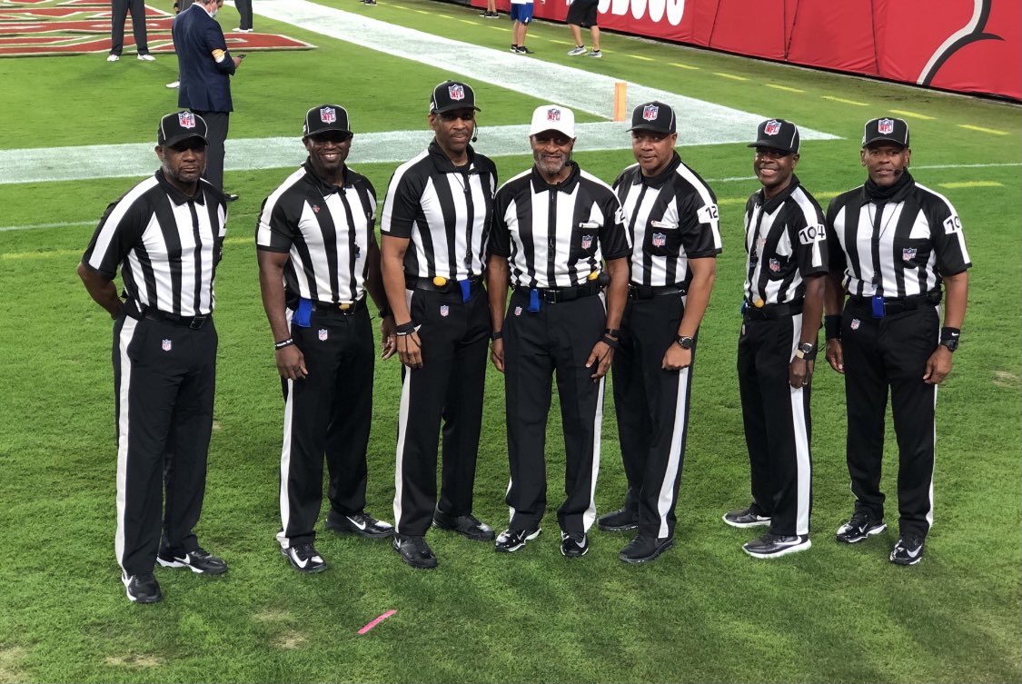 First All-Black Officiating Crew Assembled For NFL Rams VS Buccaneers Game