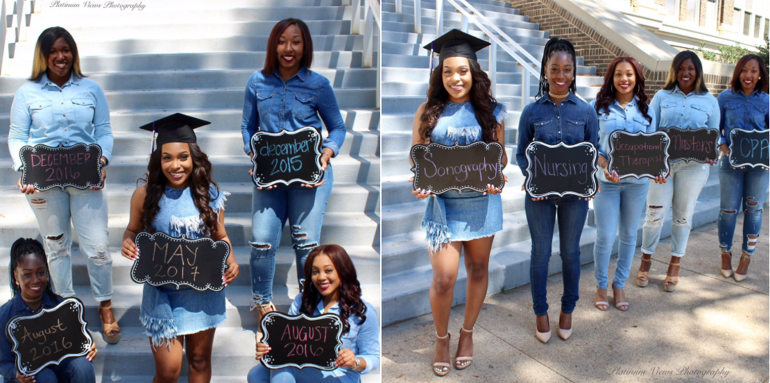 Squad Goals: Soon-To-Be College Grad Takes ‘Friends With Degrees’ Graduation Photos