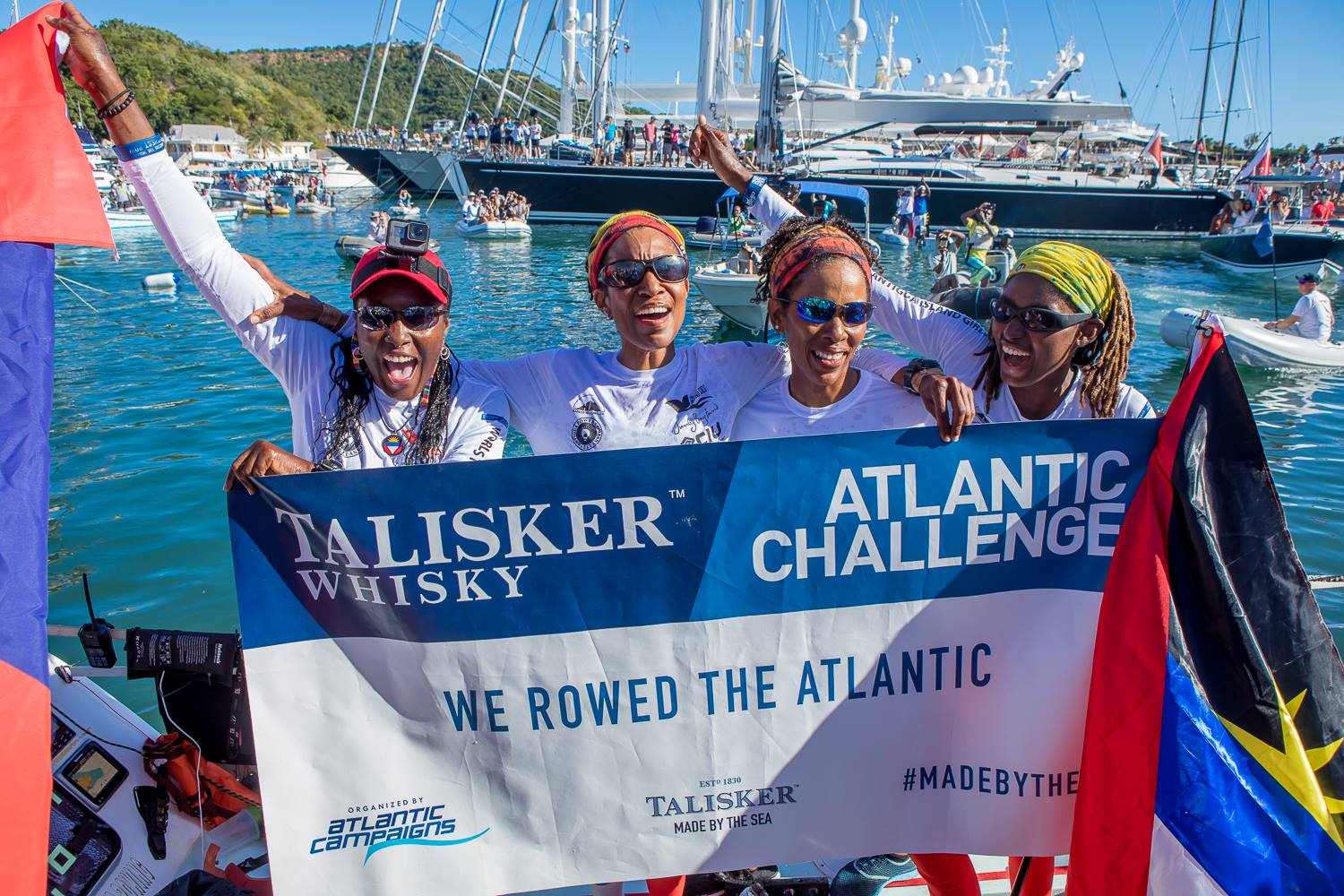 Team Antigua Island Girls Are Now The First All-Black Team to Row Across the Atlantic