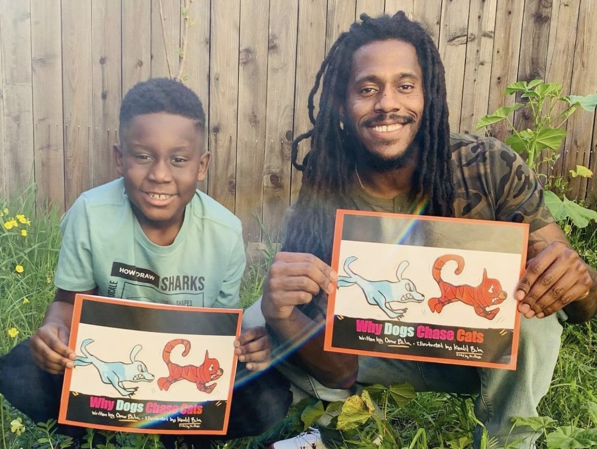 Oakland Father Pens Books With 7-Year-Old Son Working As The Illustrator