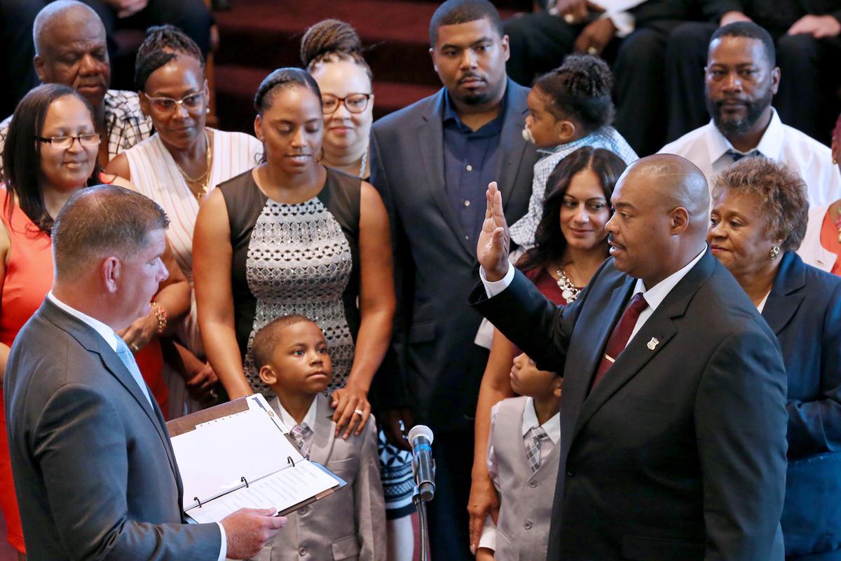 William Gross Officially Sworn In As Boston’s First Black Police Commissioner