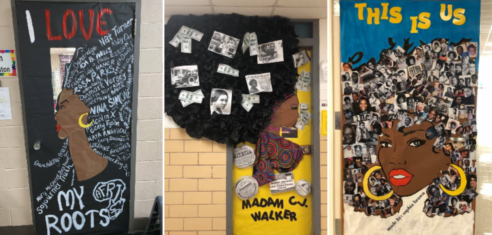 These Teachers Already Won Black History Month With These Door