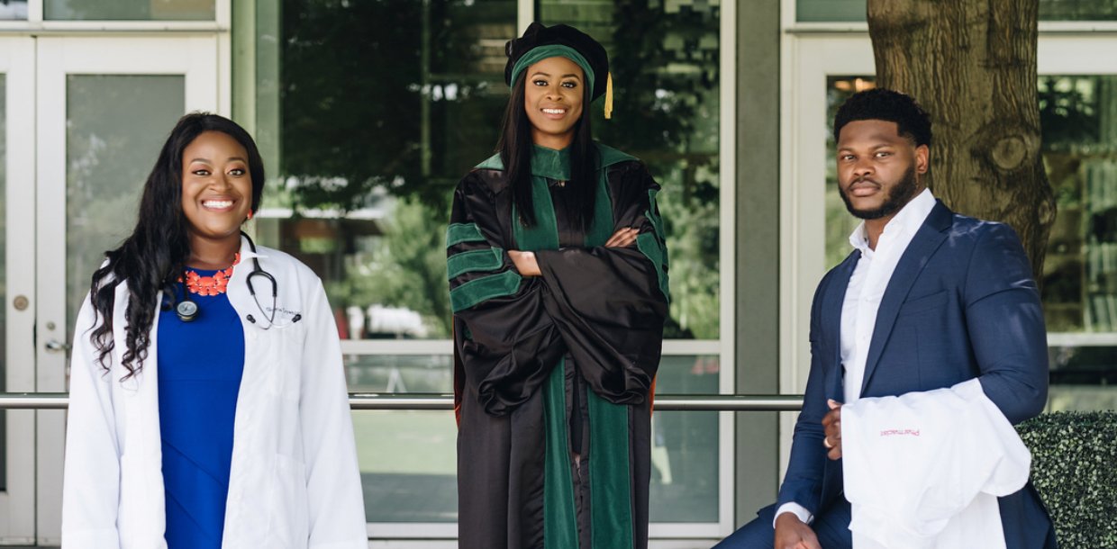 Sibling Goals: This Brother-Sister Trio Are Now All Doctors
