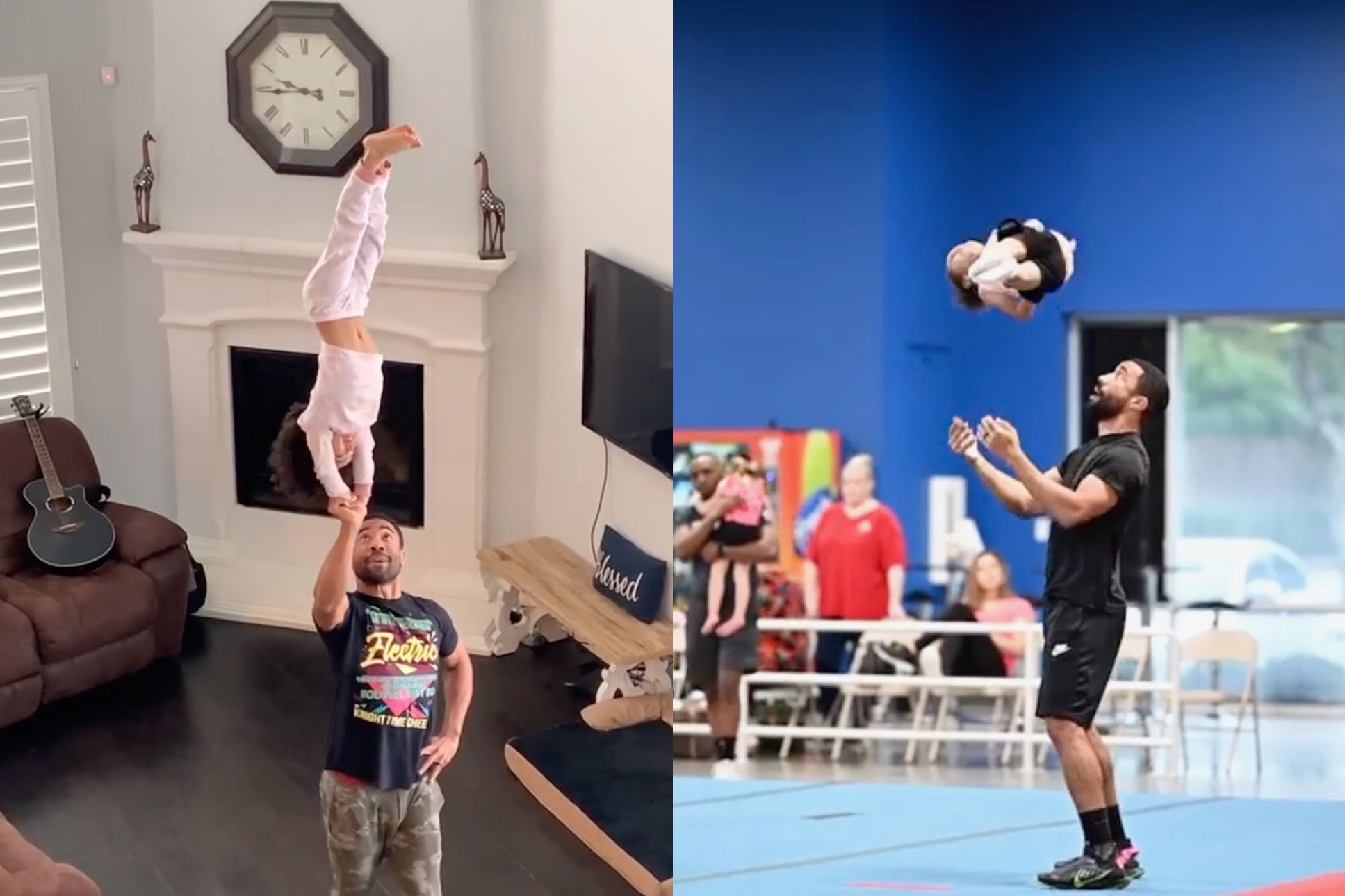 This Dad and His 4-Year-Old Daughter Are Cheerleading Squad Goals