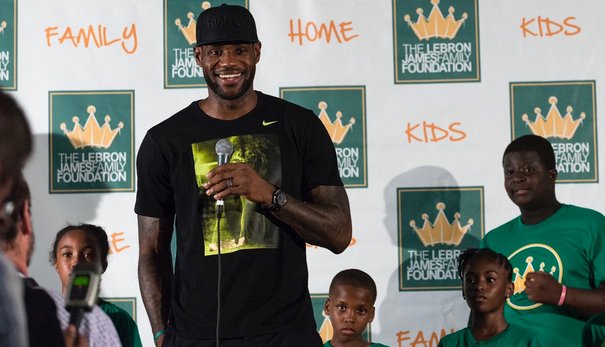 LeBron James’ Foundation Debuts Renovations To Transitional Housing For Families at School