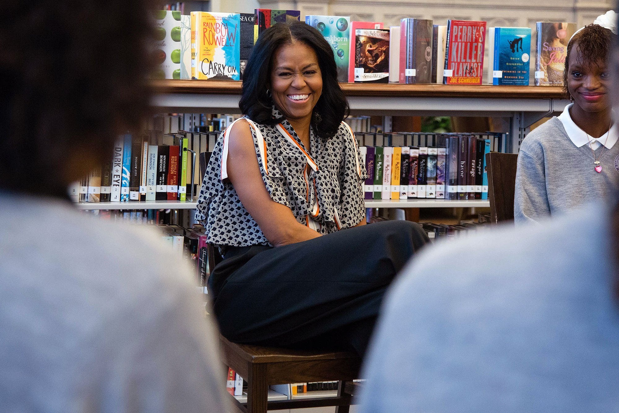 Michelle Obama Celebrates International Women’s Day By Surprising A Group Of Girls At D.C. School