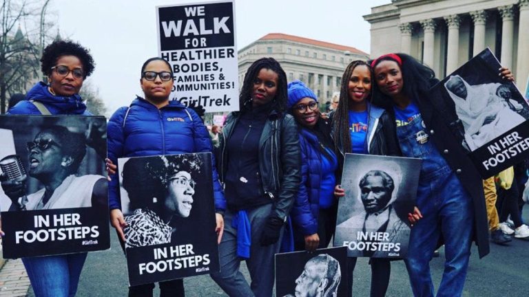 12 Photos From The Women’s March of Participants Channeling Our Inner Ancestors