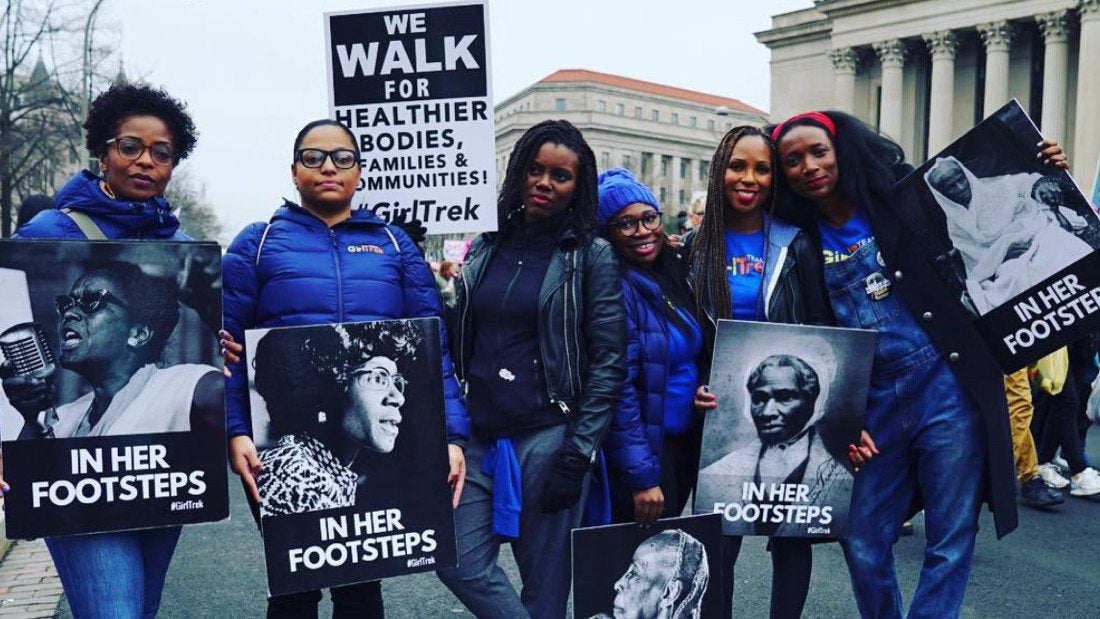 12 Photos From The Women’s March of Participants Channeling Our Inner Ancestors