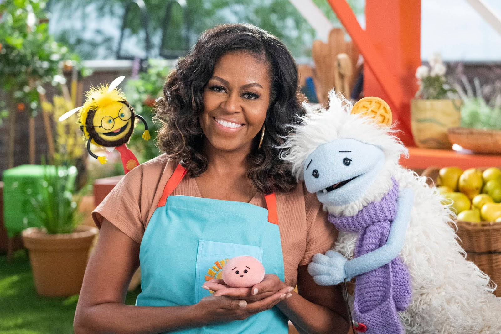 Michelle Obama Launching New Children’s Show – Waffles + Mochi – on Netflix About Healthy Eating