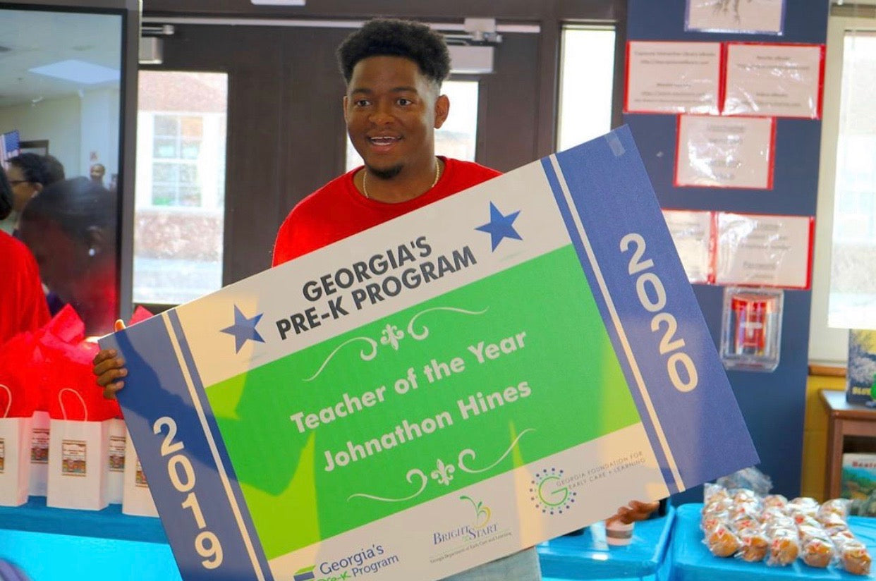 Atlanta Teacher Becomes First Black Man in Georgia To Win Pre-K Teacher Of The Year