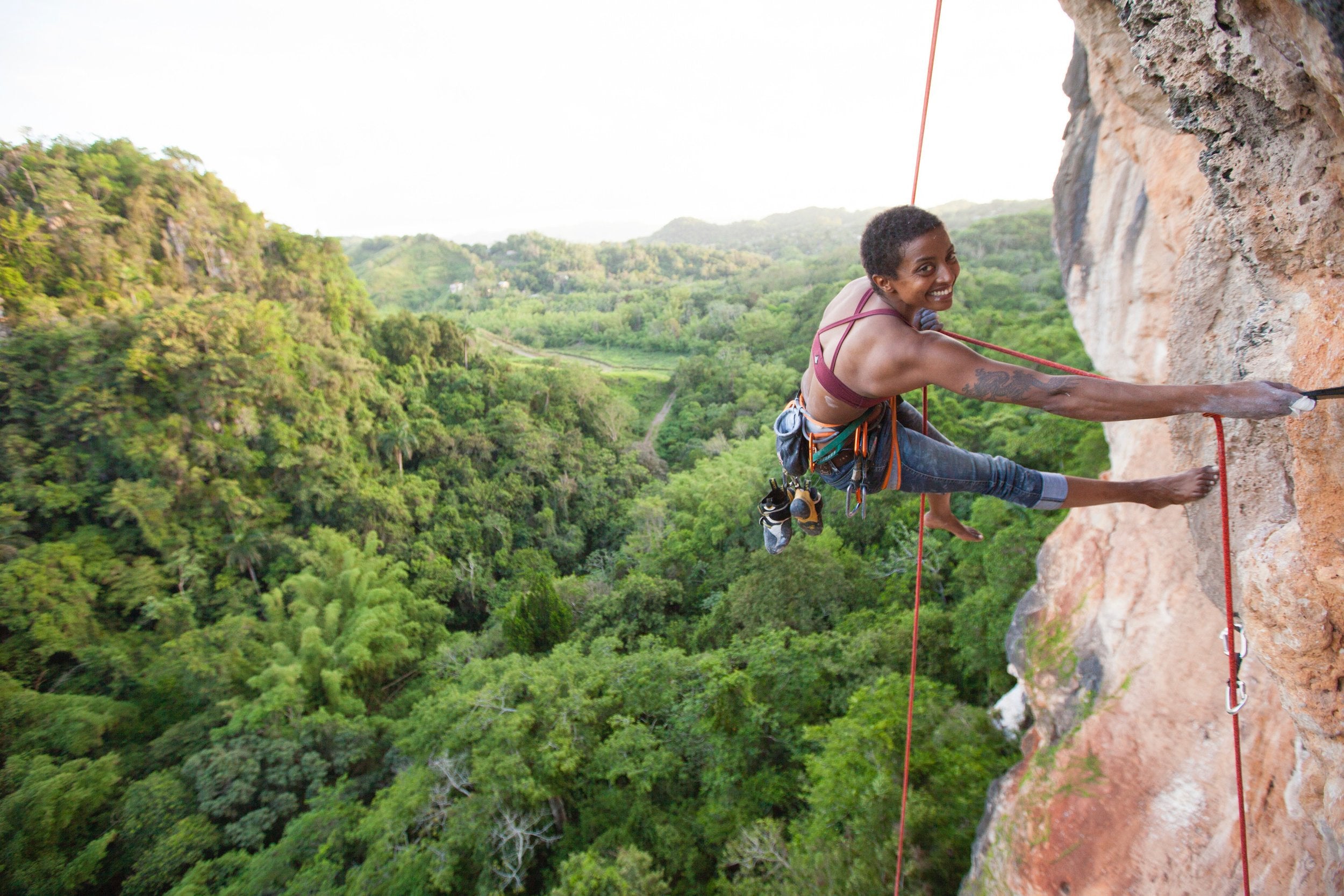 Abby Dione: The First Black Woman To Own An Indoor Rock Climbing Gym In The U.S.