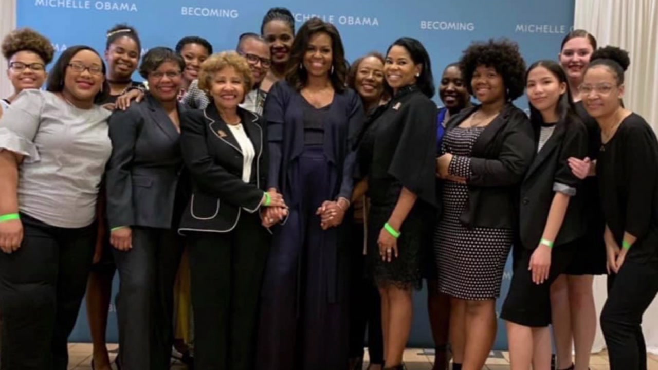 Worthing High School Students Get Surprise Meeting with Michelle Obama