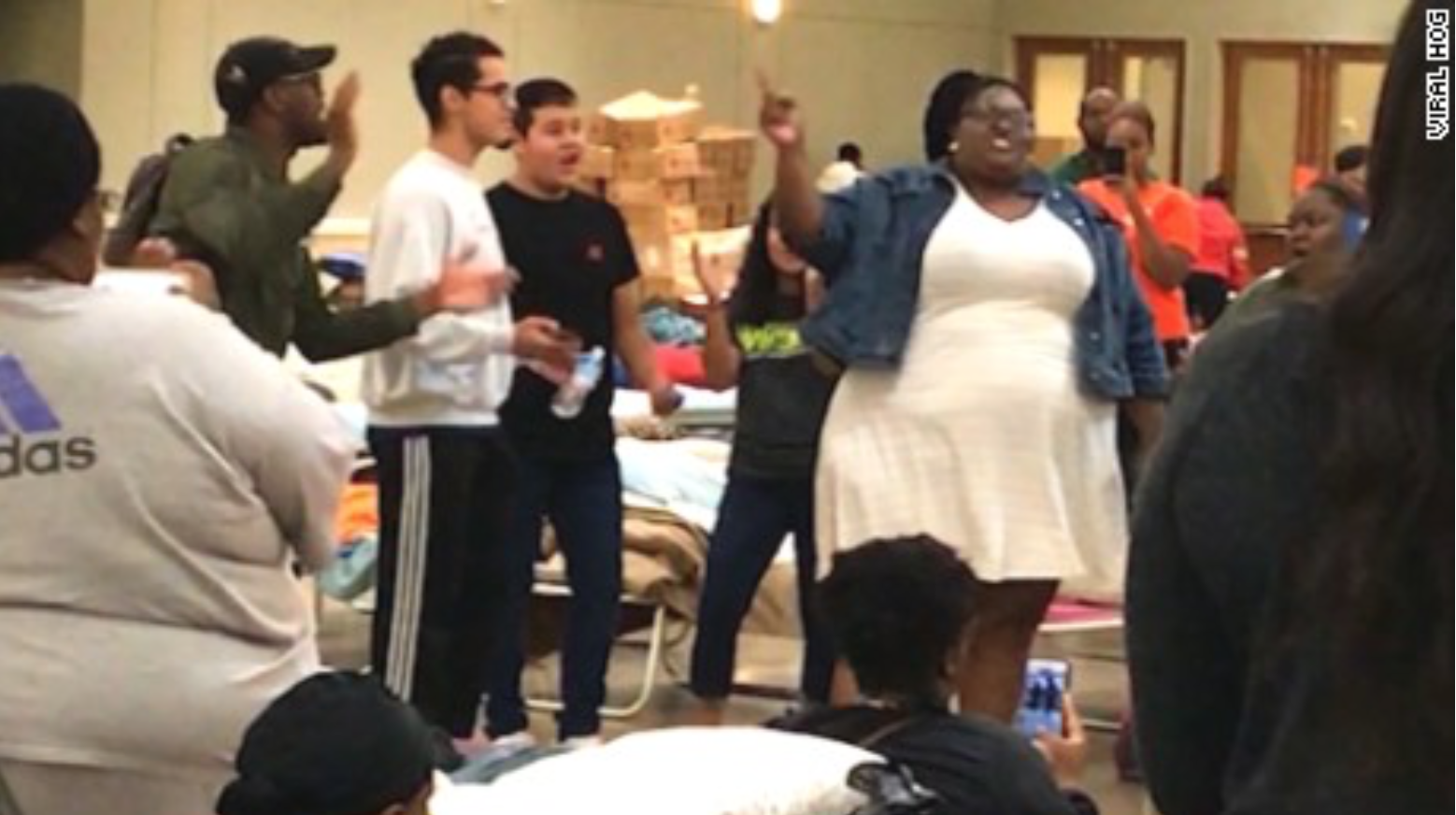Watch: This Impromptu Gospel Performance At A Texas Shelter Is The Most Inspirational Thing You’ll See All Week