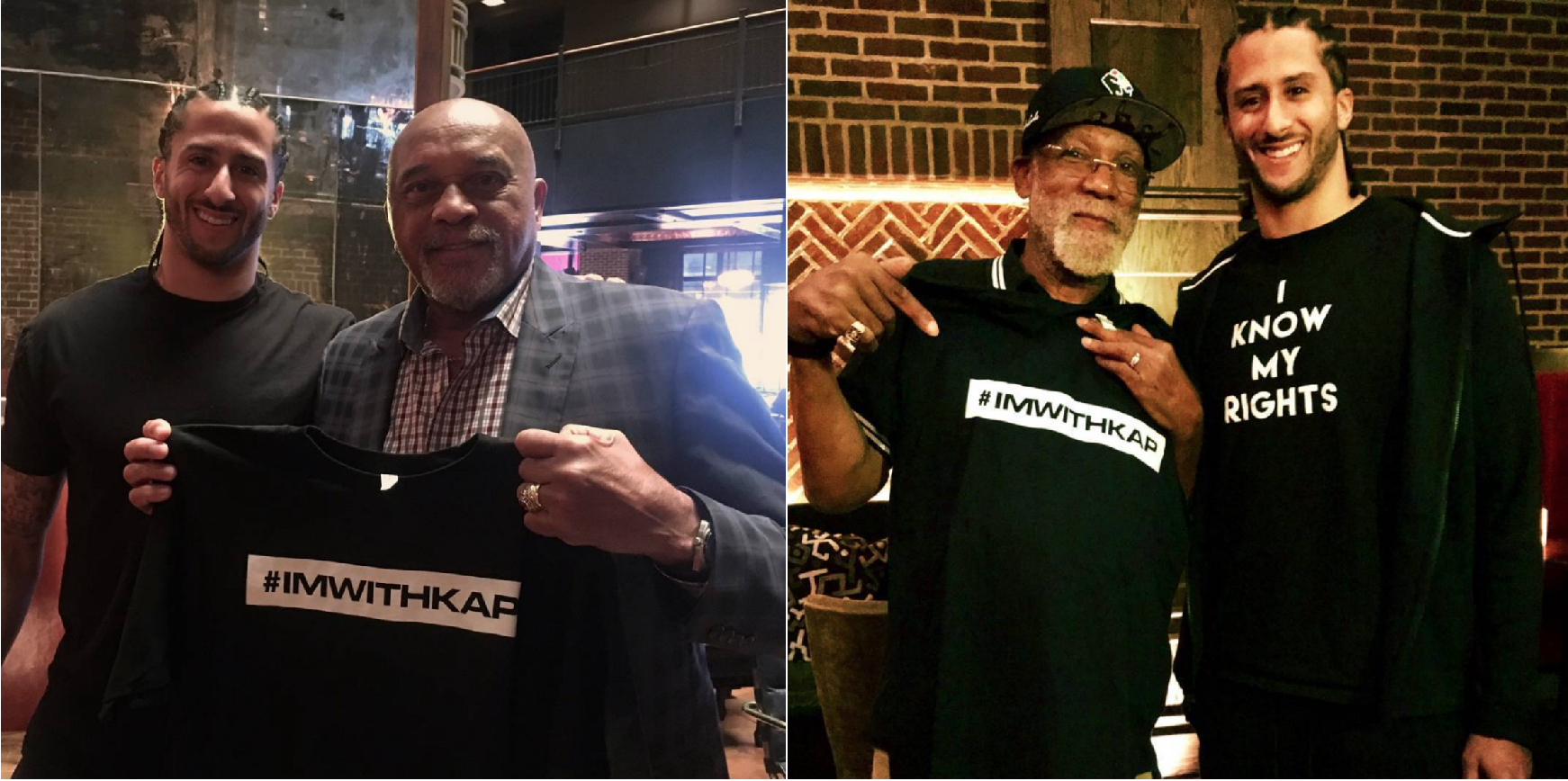 Colin Kaepernick Shares Photos With Iconic 1968 Olympics Activists Tommie Smith And John Carlos