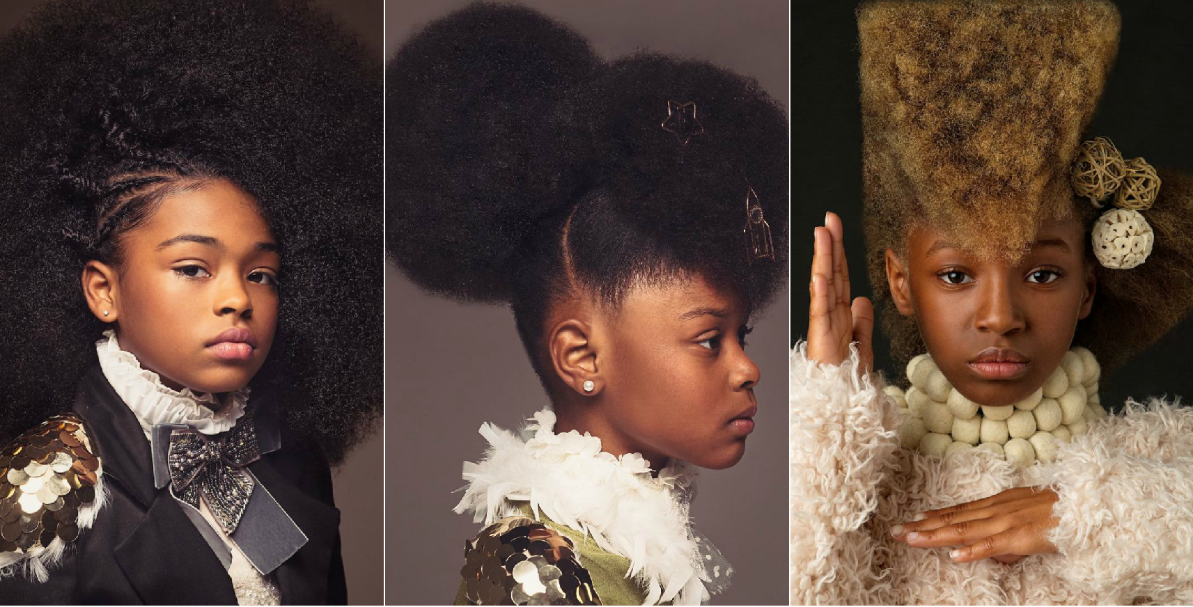 Husband And Wife Photography Team Creates Baroque-Inspired Portraits To Celebrate The Beauty of Black Girls’ Natural Hair