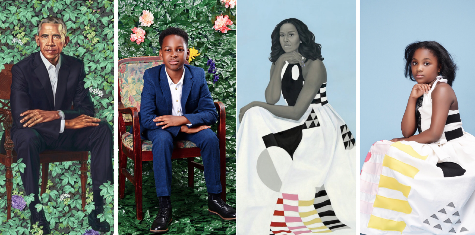 These Two Siblings Channeled Their Inner Barack and Michelle Obama For A Recreation Of Their Official Portraits