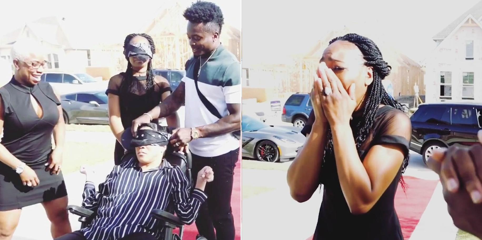 All The Feels NFL Player Marquise Goodwin Surprises His Mom And Sister