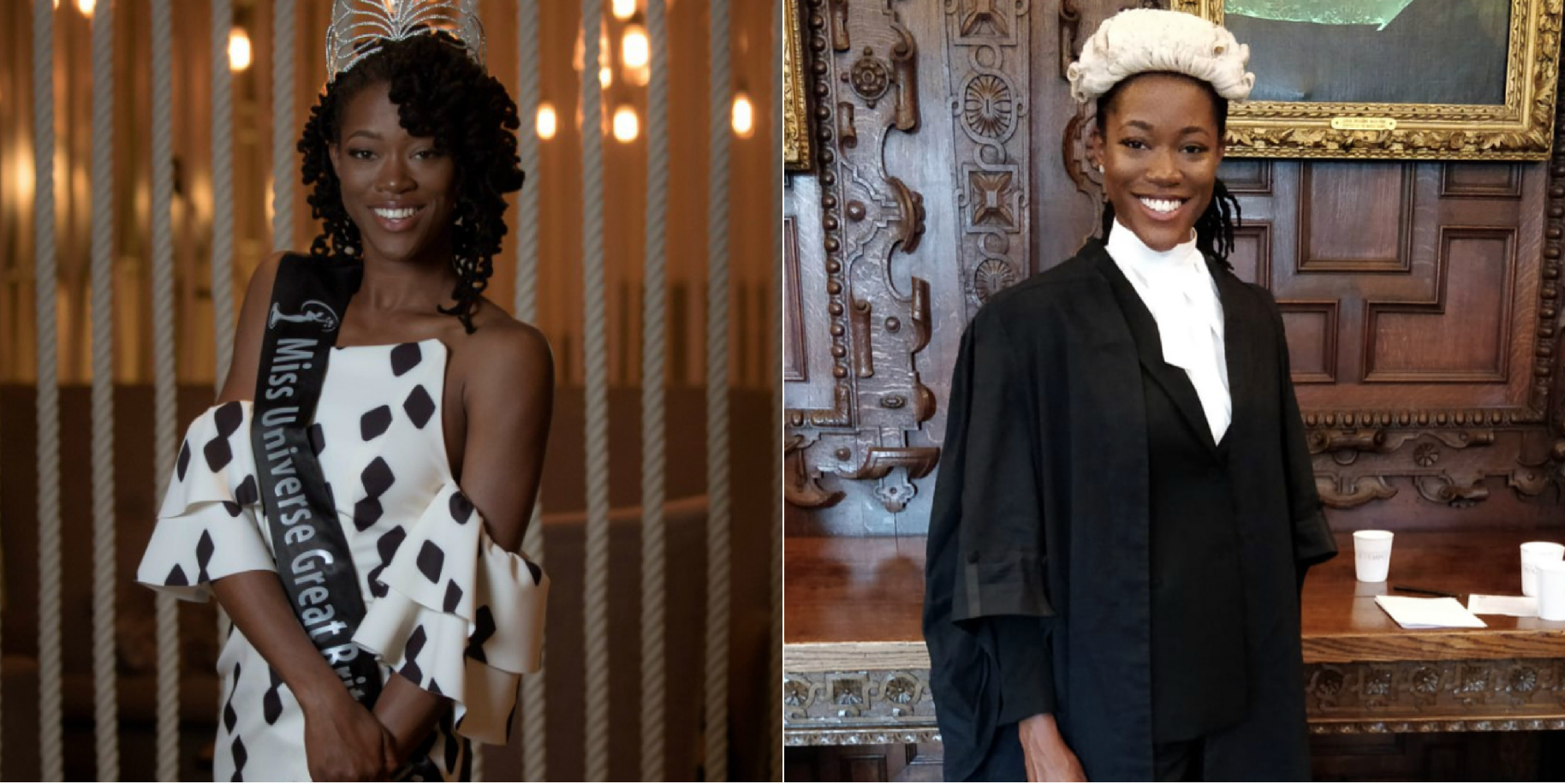 The First Black Woman To Win Miss Universe Great Britain Celebrates Passing Her Bar Exam