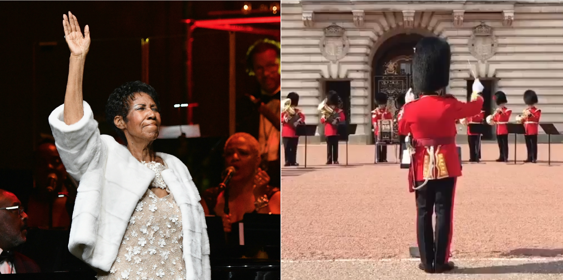 Watch Buckingham Palace Pay Respect To Aretha Franklin With A Musical Tribute