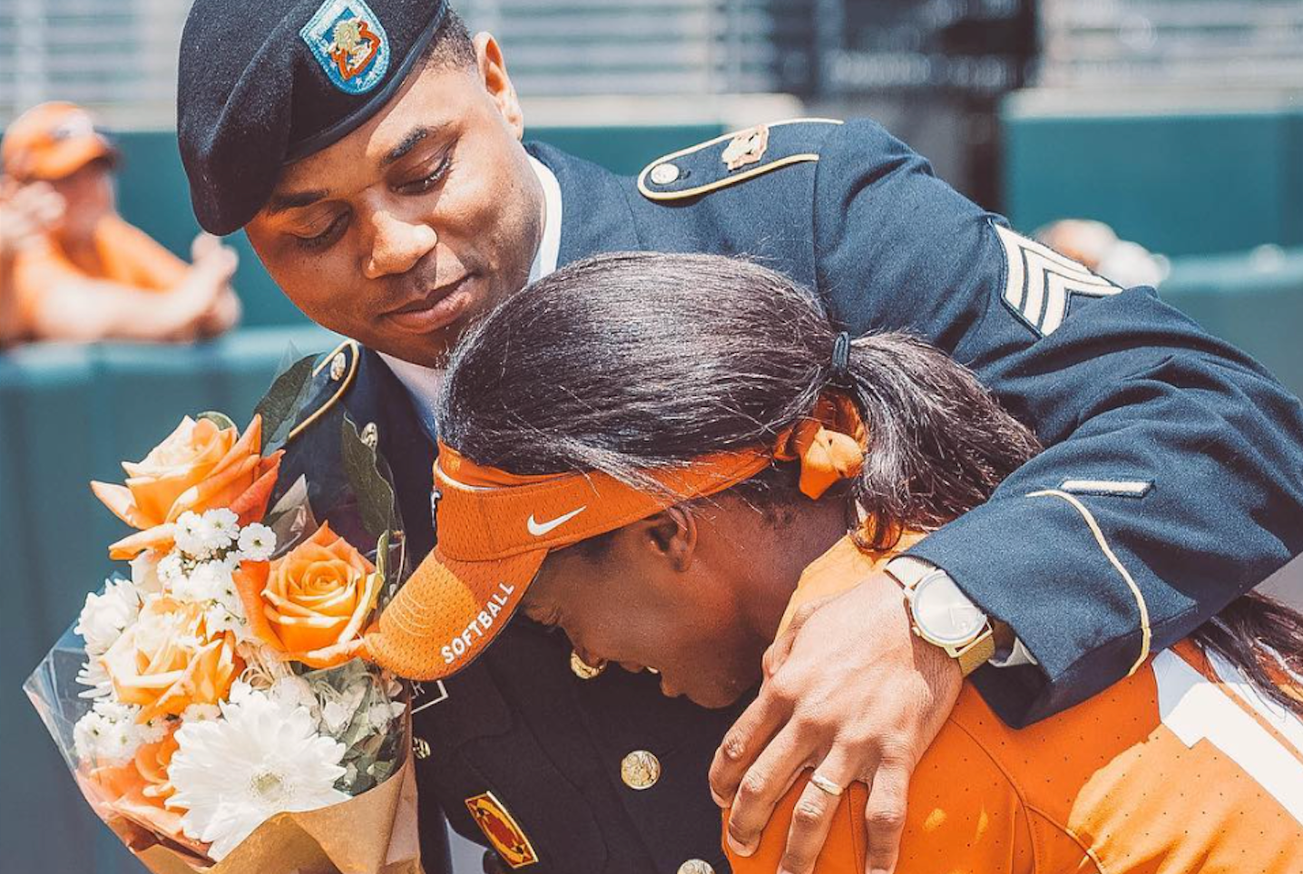 College Athlete Surprised on Senior Day by Army Brother She Hadn’t Seen in Three Years