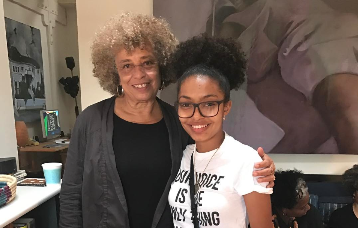 Yara Shahidi Meets Legendary Activist And Scholar Angela Davis