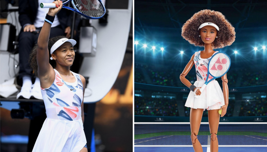 New Barbie doll a hit with tennis star Naomi Osaka