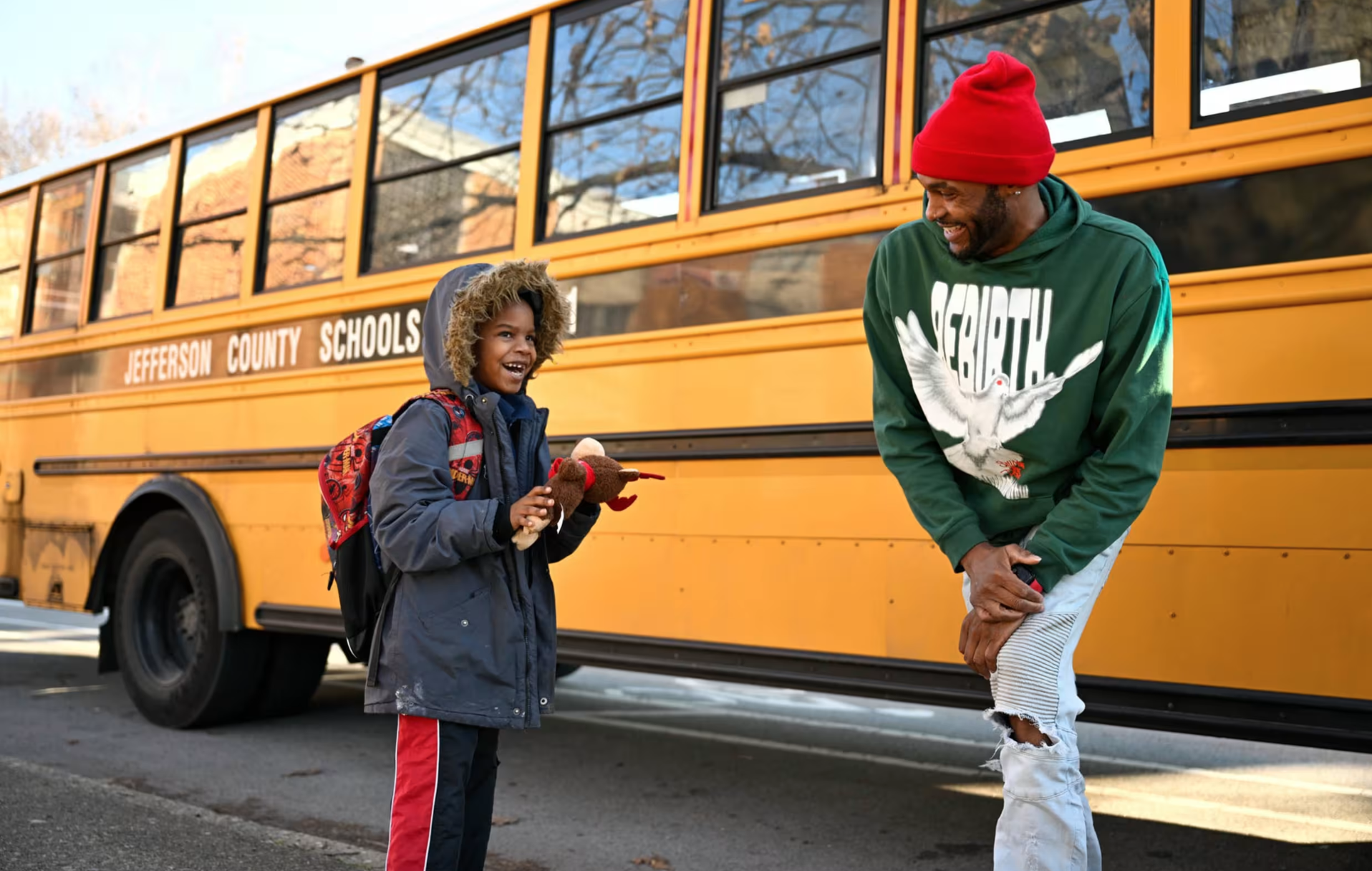 Louisville Bus Driver Saves Day for First Grader Who Needed Pajamas for School Spirit Day
