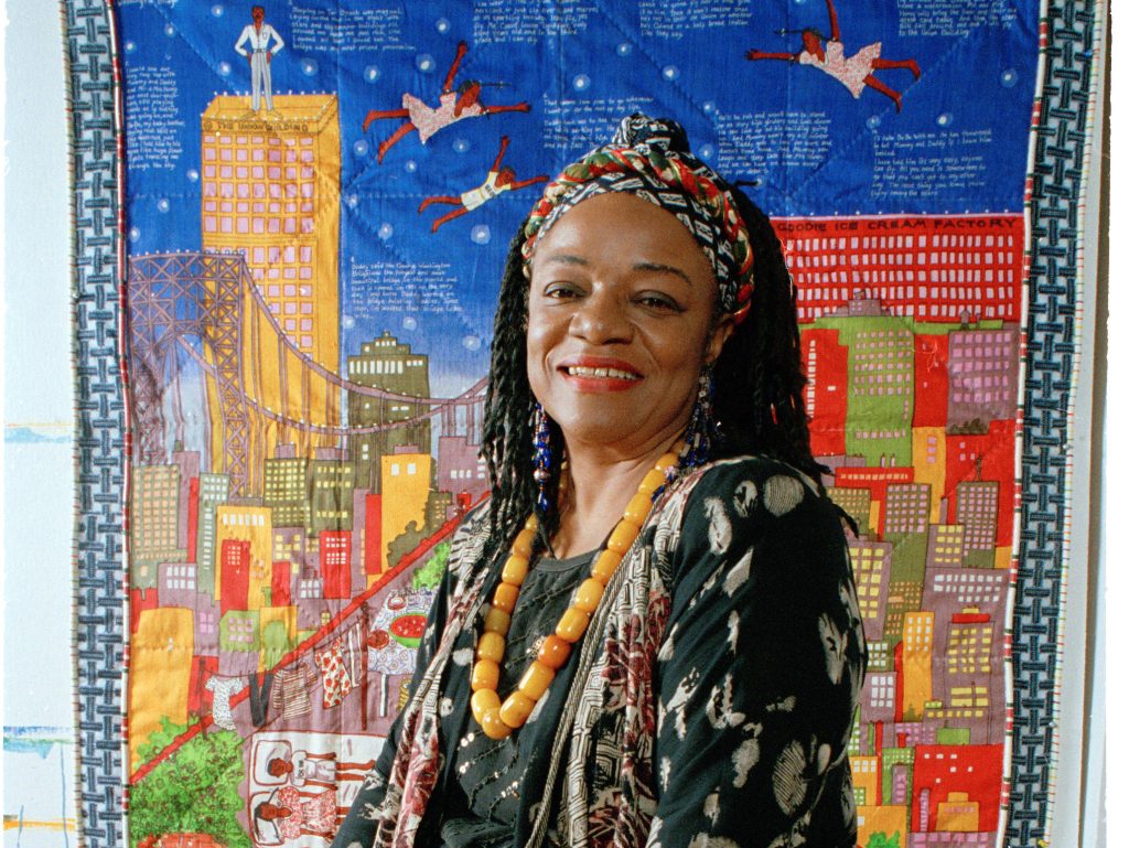 Faith Ringgold, Pioneering Black Quilt Artist and Author (Photo Credit: Wisconsin Public Radio)
