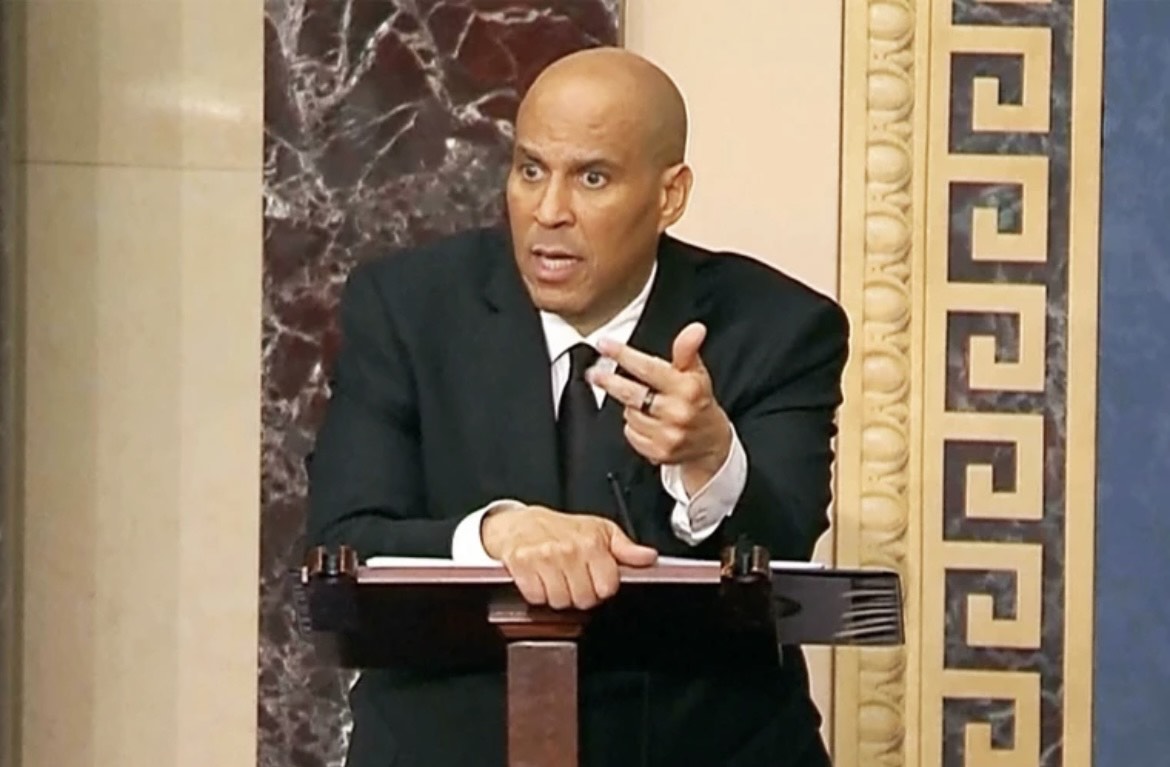 Cory Booker Breaks Senate Floor Speech Record Previously Held by Anti-Civil Rights Segregationist