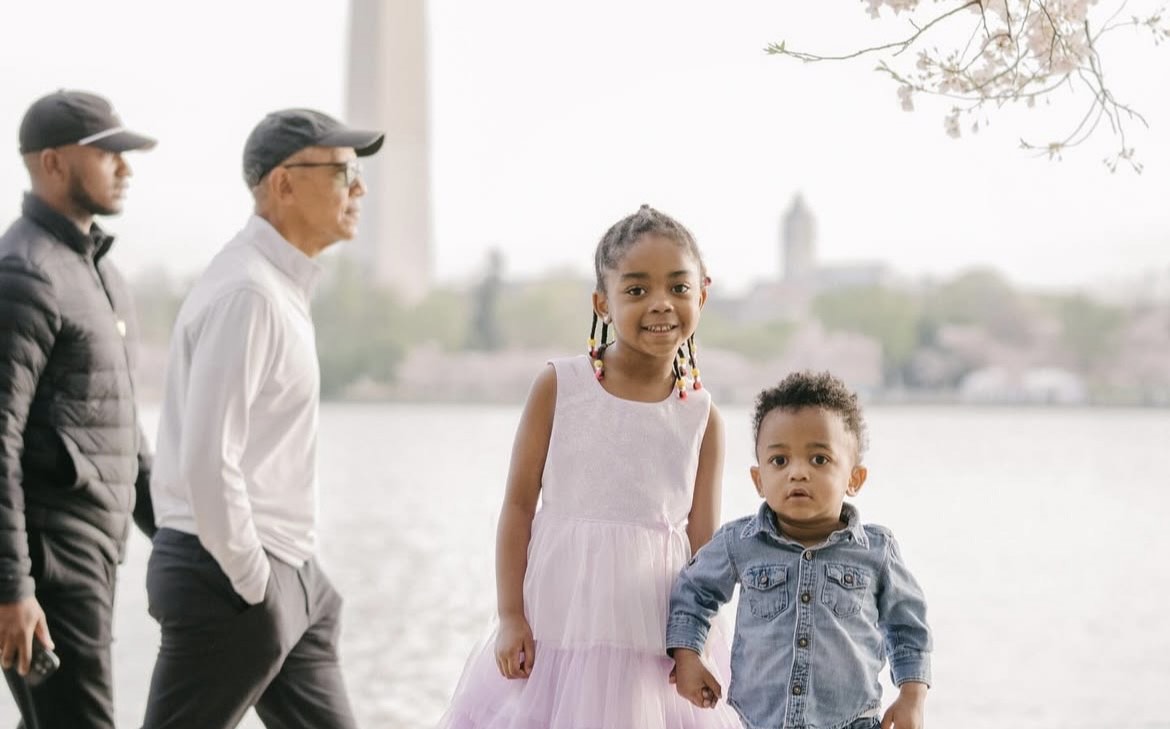 Obama Photobombs Cherry Blossom Picture in Heartwarming Unforgettable Moment for D.C. Family