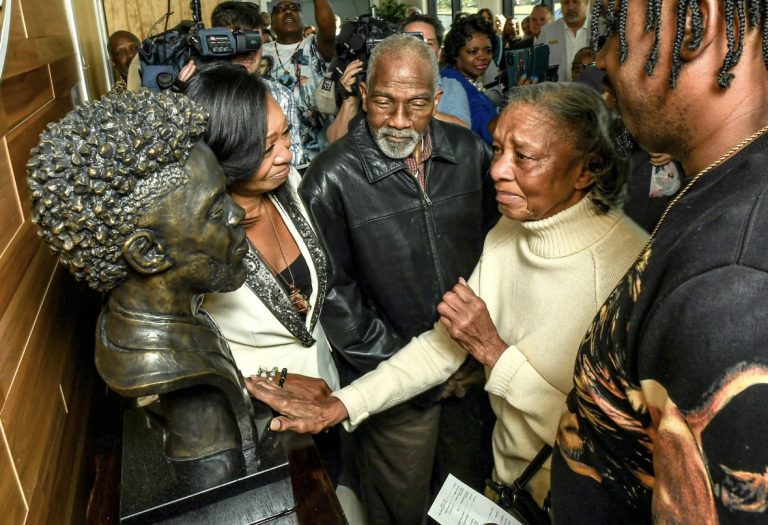 Chadwick Boseman Bust Unveiled at Dedication of Fine Arts Center Renaming in Hometown of South Carolina