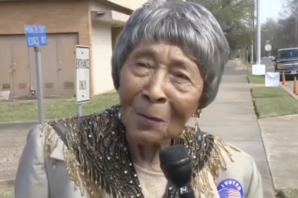 105-Year-Old Virginia Dillard Walked Into Her East Texas Polling Place and Cast Her Vote