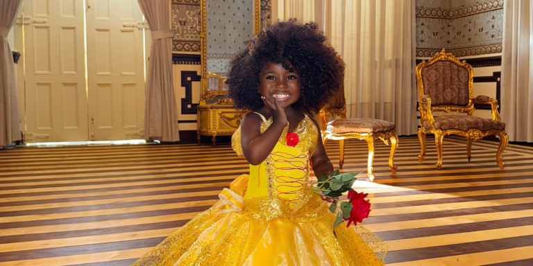 A Little Princess Had Her Real-Life Belle Moment