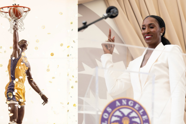 Lisa Leslie’s Historic Dunk Is Now Immortalized in Stone