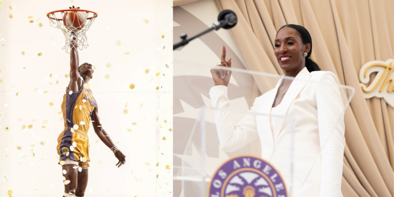 Lisa Leslie’s Historic Dunk Is Now Immortalized in Stone