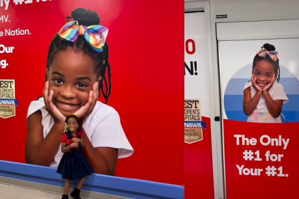 Little Girl Gets the Sweetest Surprise After Being Featured in Children’s National Hospital Campaign