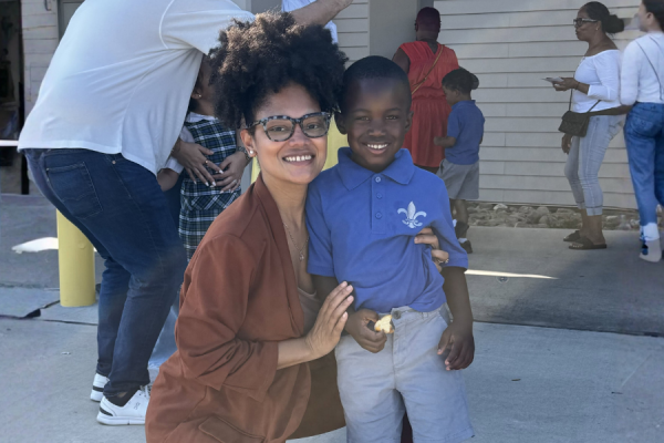 Mom’s Best Friend Steps In as Her Son’s “Grandfriend” for Grandparents’ Day